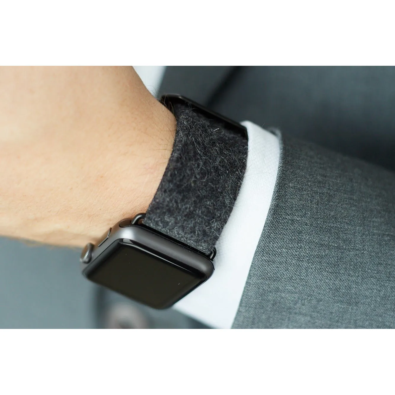 Grey Apple Watch Band