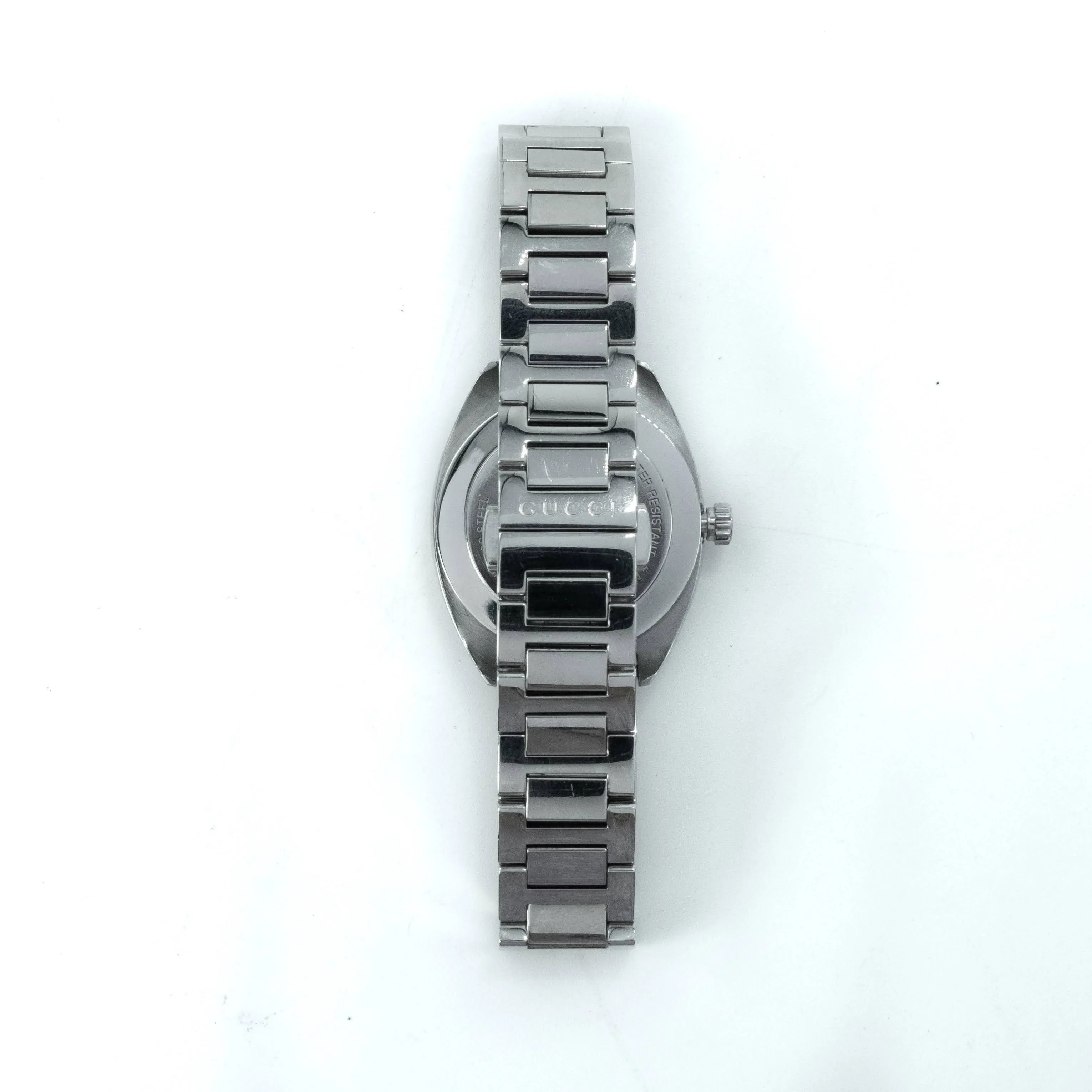 Gucci G Frame GG2570 YA142504 Stainless Steel Diamond Dial 29mm Ladies Watch