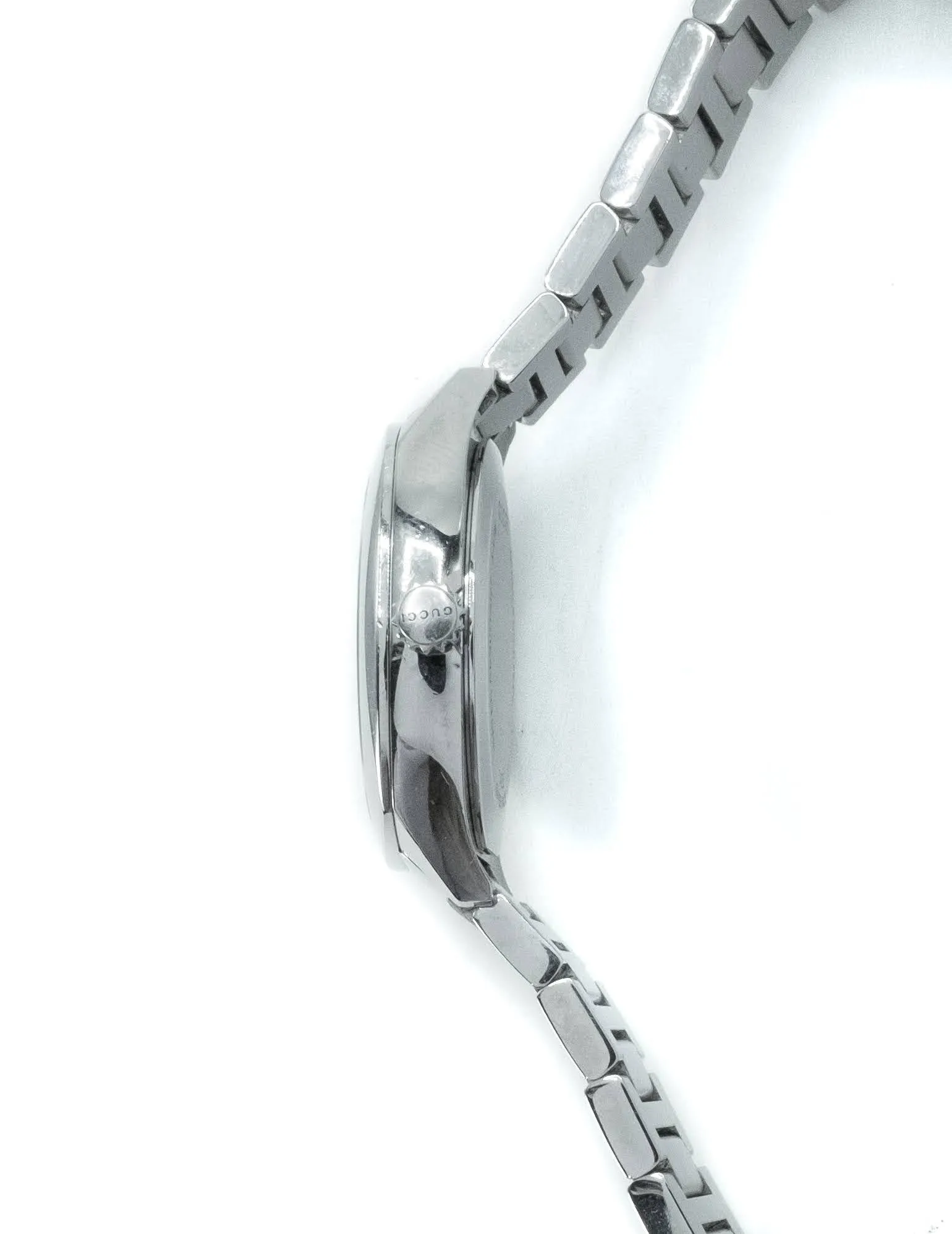 Gucci G Frame GG2570 YA142504 Stainless Steel Diamond Dial 29mm Ladies Watch