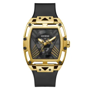 Guess Men's Watch Gold Tone Case Quartz