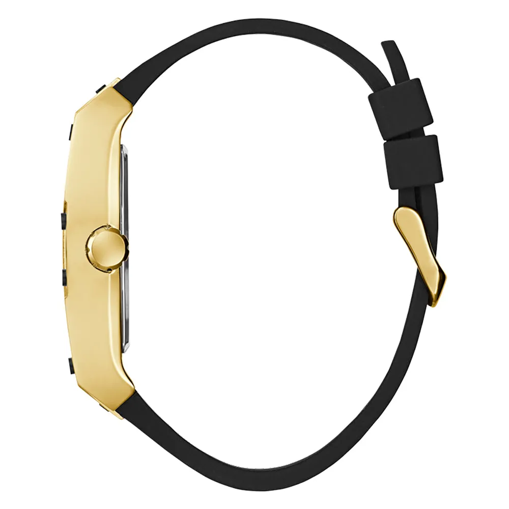 Guess Men's Watch Gold Tone Case Quartz