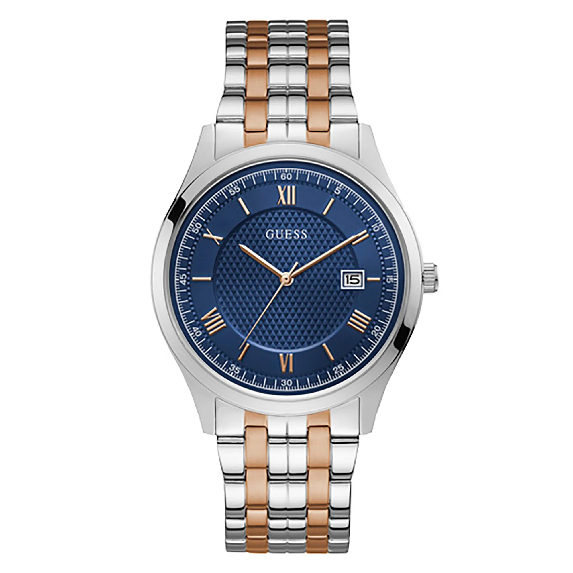 Guess Men's Watch Silver Tone Case Quartz