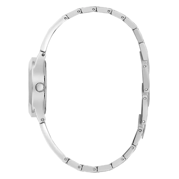Guess Tessa Silver Stainless Steel Silver Dial Quartz Watch for Ladies - GW0609L1