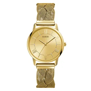 Guess Women's Watch Gold Tone Case Quartz