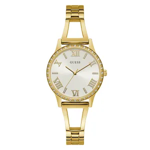Guess Women's Watch Gold Tone Case Quartz
