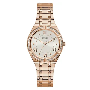 Guess Women's Watch Rose Gold Tone Case Quartz