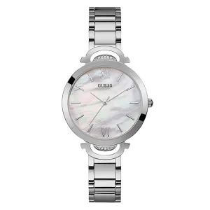 Guess Women's Watch Silver Tone Case Quartz