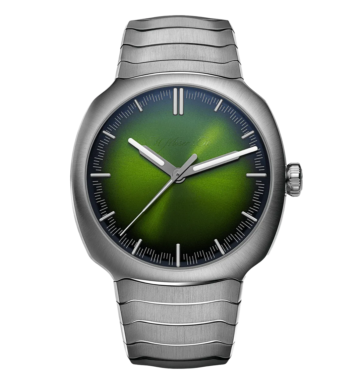 H. Moser & Cie. Streamliner, 40mm with Matrix Green Dial