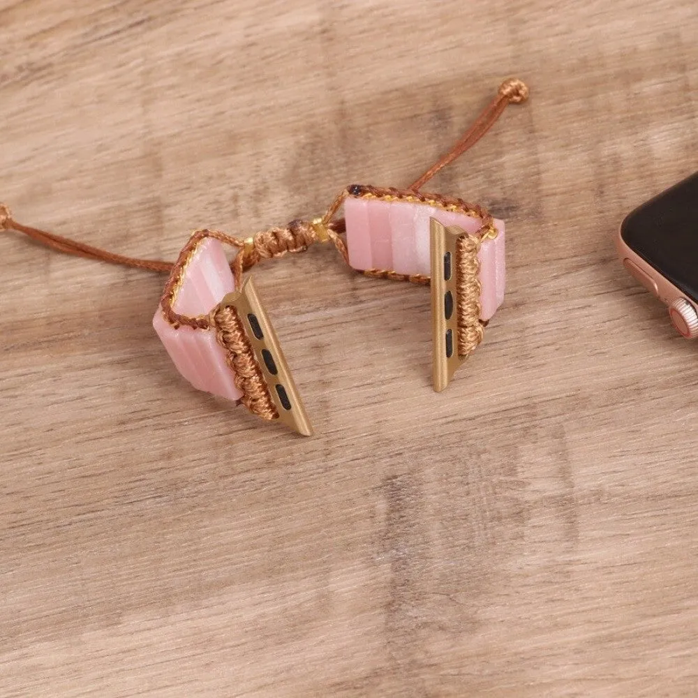 Handmade Stone Bead Bohemia Strap for Apple Watch