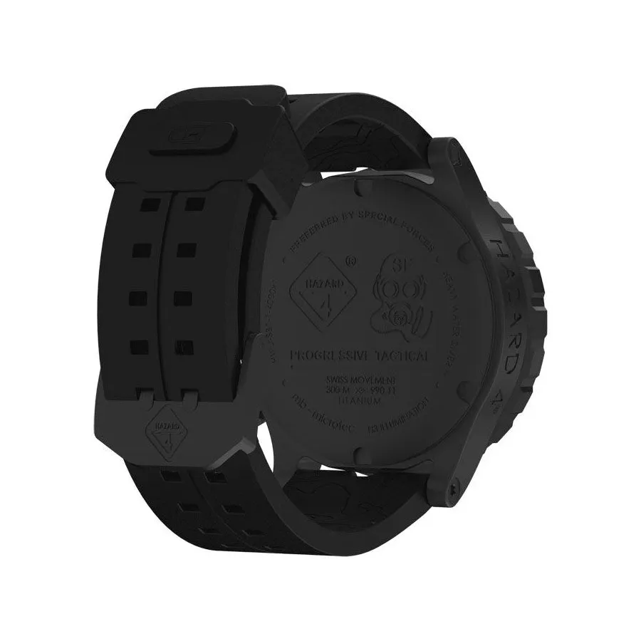 Hazard 4 HeavyWaterDiver Nightwatch White GMT Black