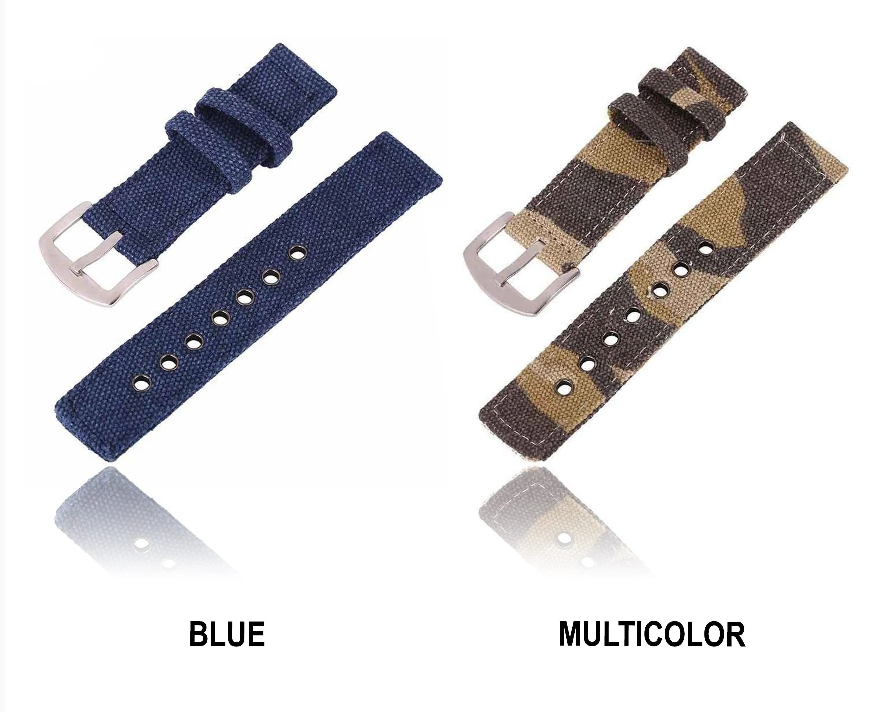 High Quality Canvas Camouflage Watch Band Strap For Men Women, Watches Belt Accessories 18mm 20mm 22mm 24mm Wrist Bracelet Watchbands Unisex
