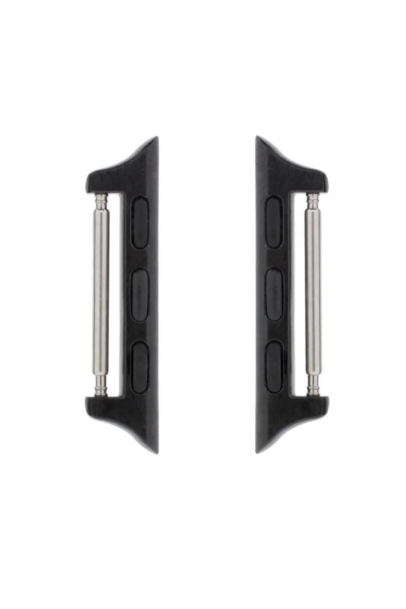 Hirsch Apple Watch Strap Converter in BLACK