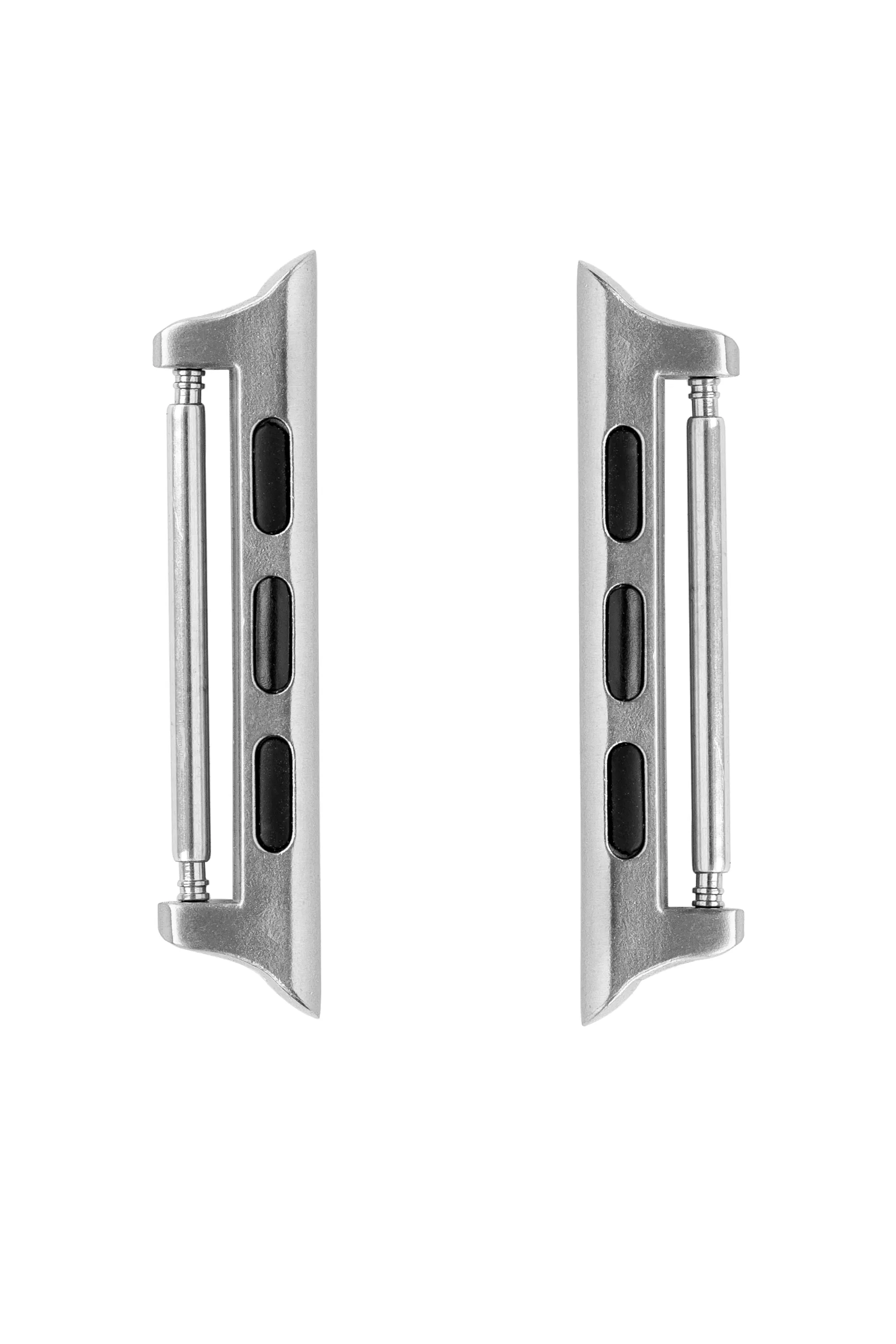 Hirsch Apple Watch Strap Converter in SILVER