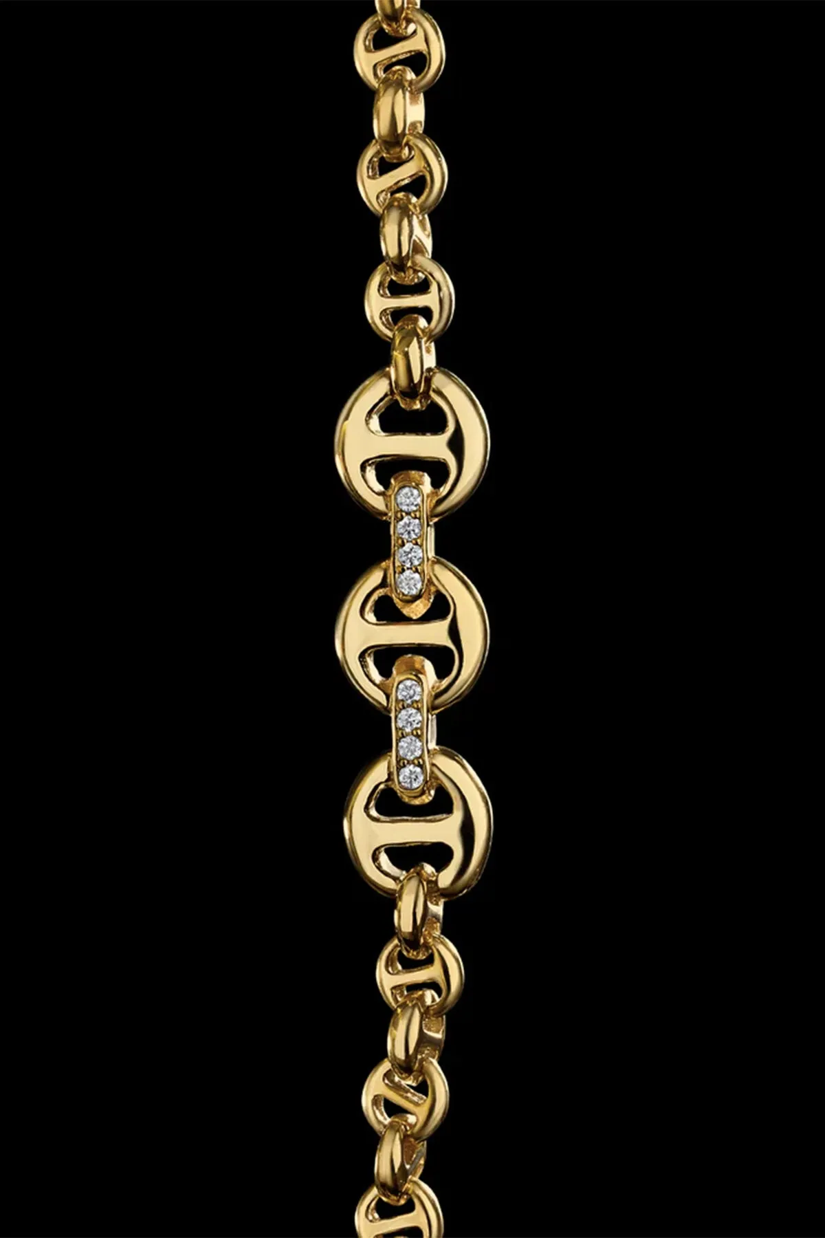 HOORSENBUHS | 18K GOLD OPEN-LINK DIAMOND NECKLACE