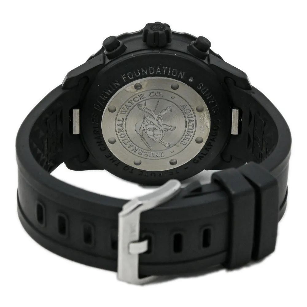 IWC Men's Aquatimer Galapagos Islands Edition PVD Coated Stainless Steel 43.5mm Black Chronograph Dial Watch Reference #: IW376705