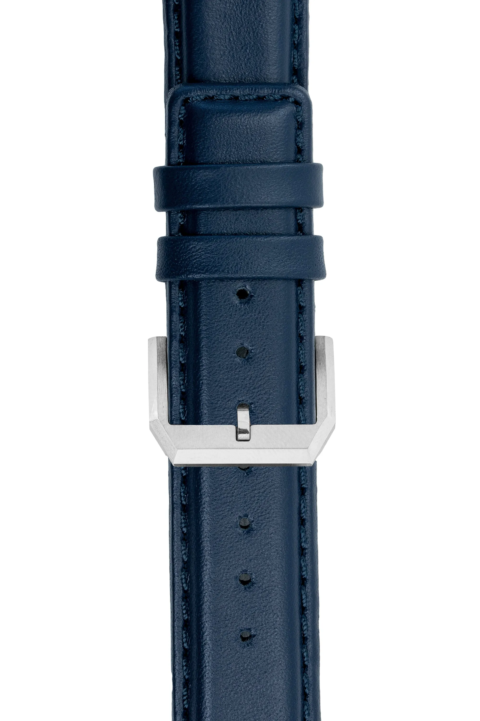 IWC-Style Calf Leather Watch Strap in BLUE
