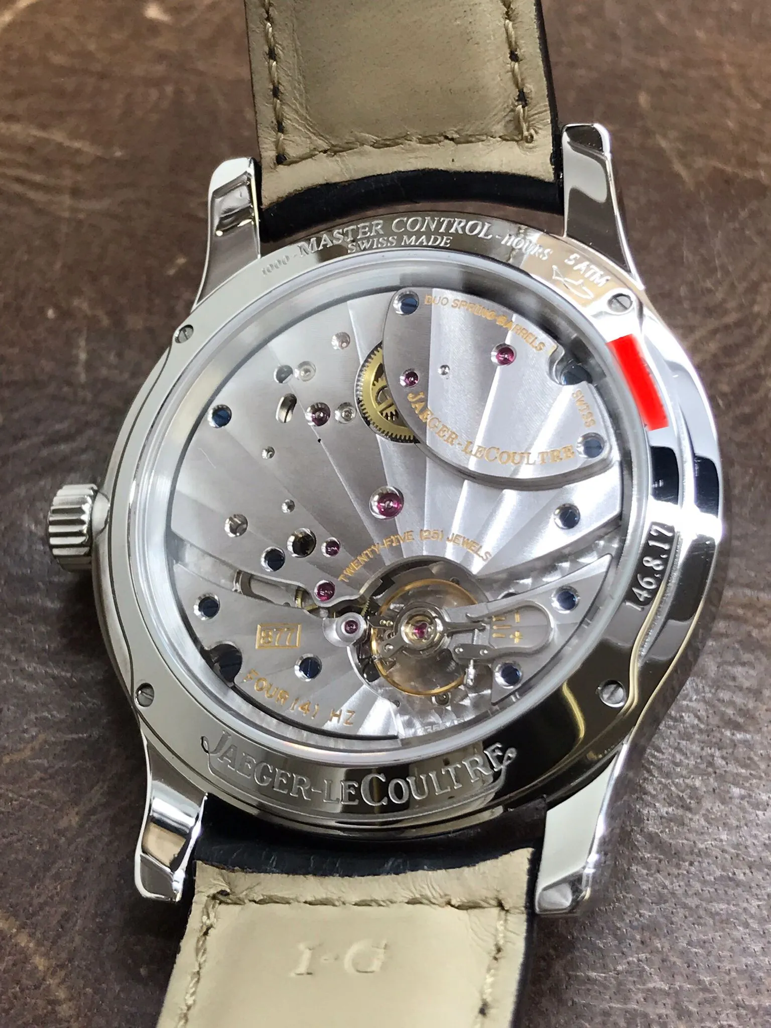 Jaeger-Lecoultre Master Control 8 Days 146.8.17.S Silver Dial Manual winding Men's Watch