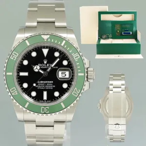 JAN 2025 NEW PAPERS Rolex Submariner 41mm GREEN KERMIT MK2 126610LV Watch Box