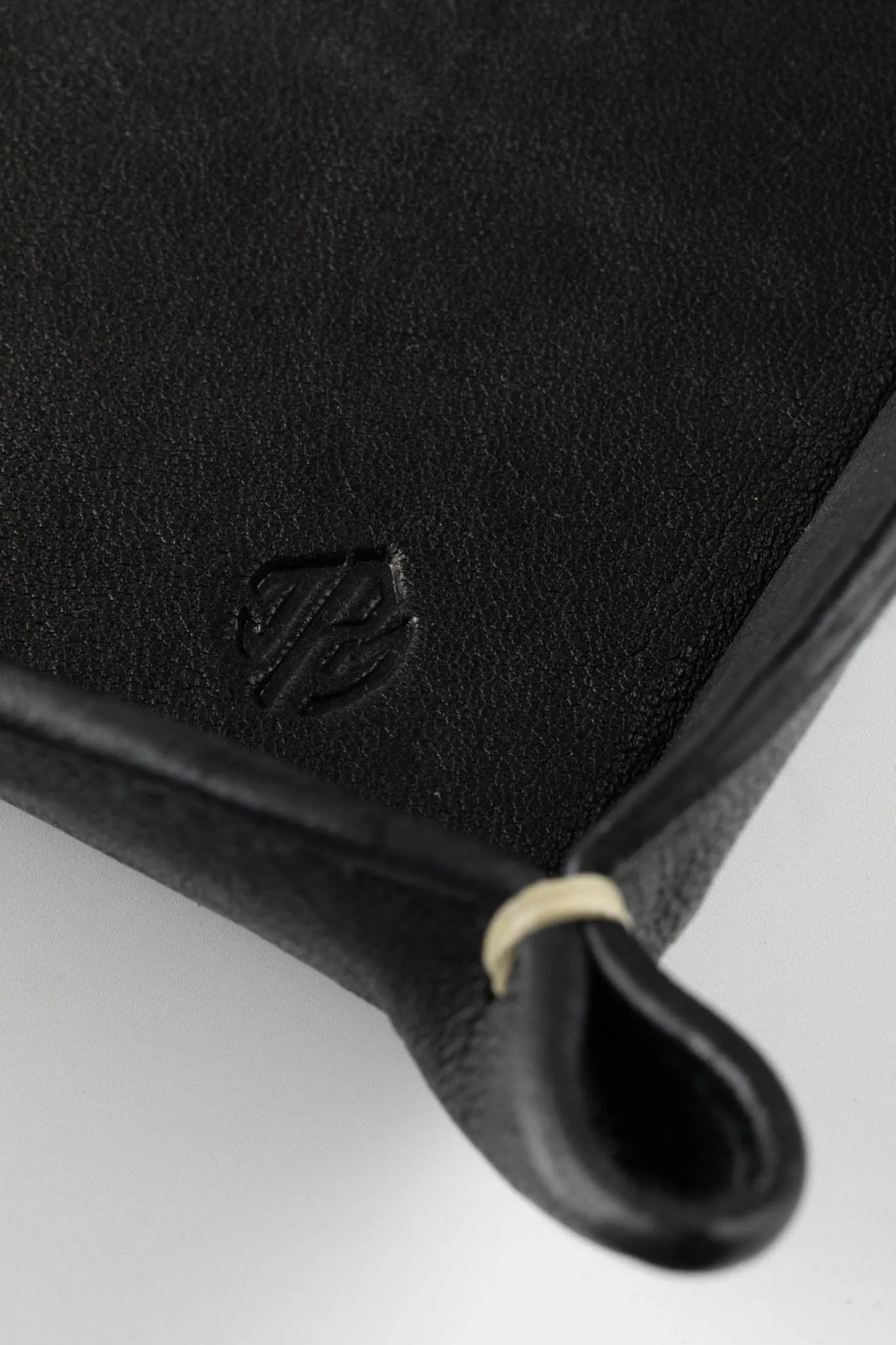JPM Small Leather Valet Tray in BLACK