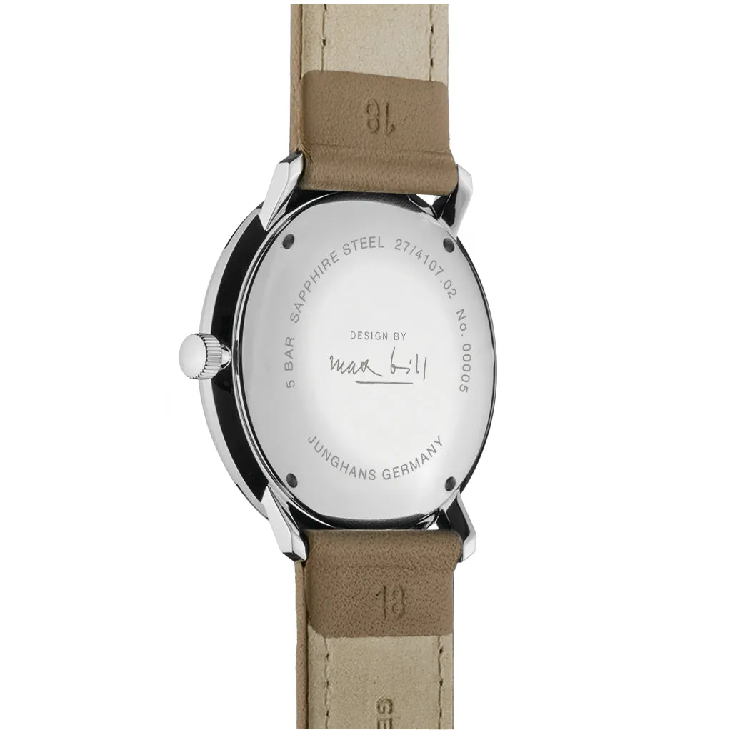 Junghans Max Bill Kleine Unisex Brown Watch 27/4107.02