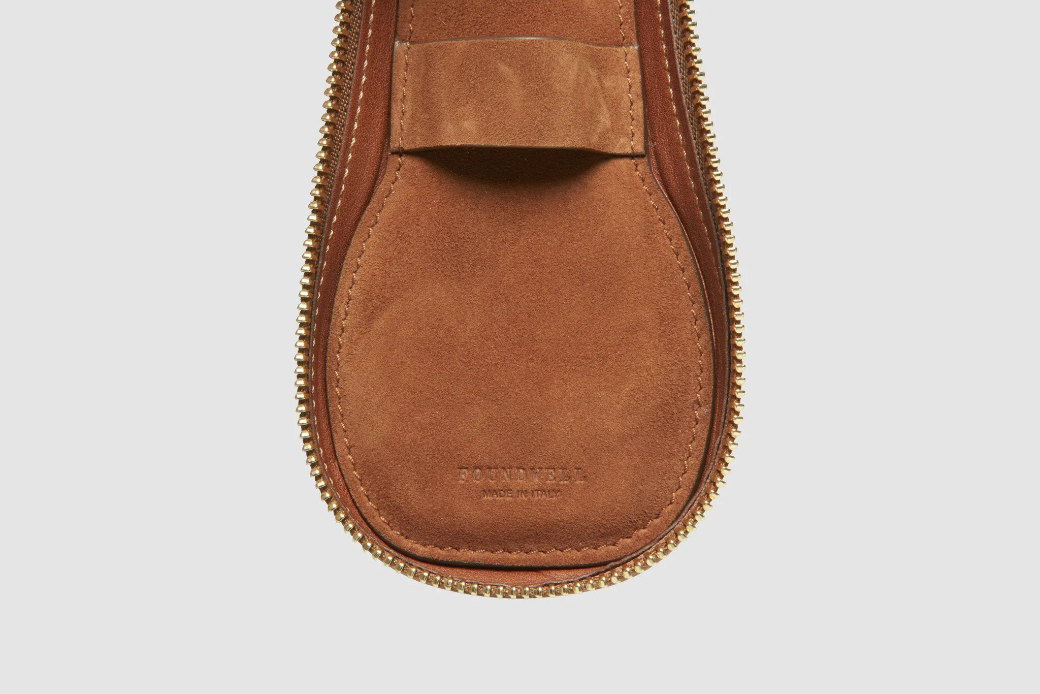 Leather and Suede Travel Watch Case