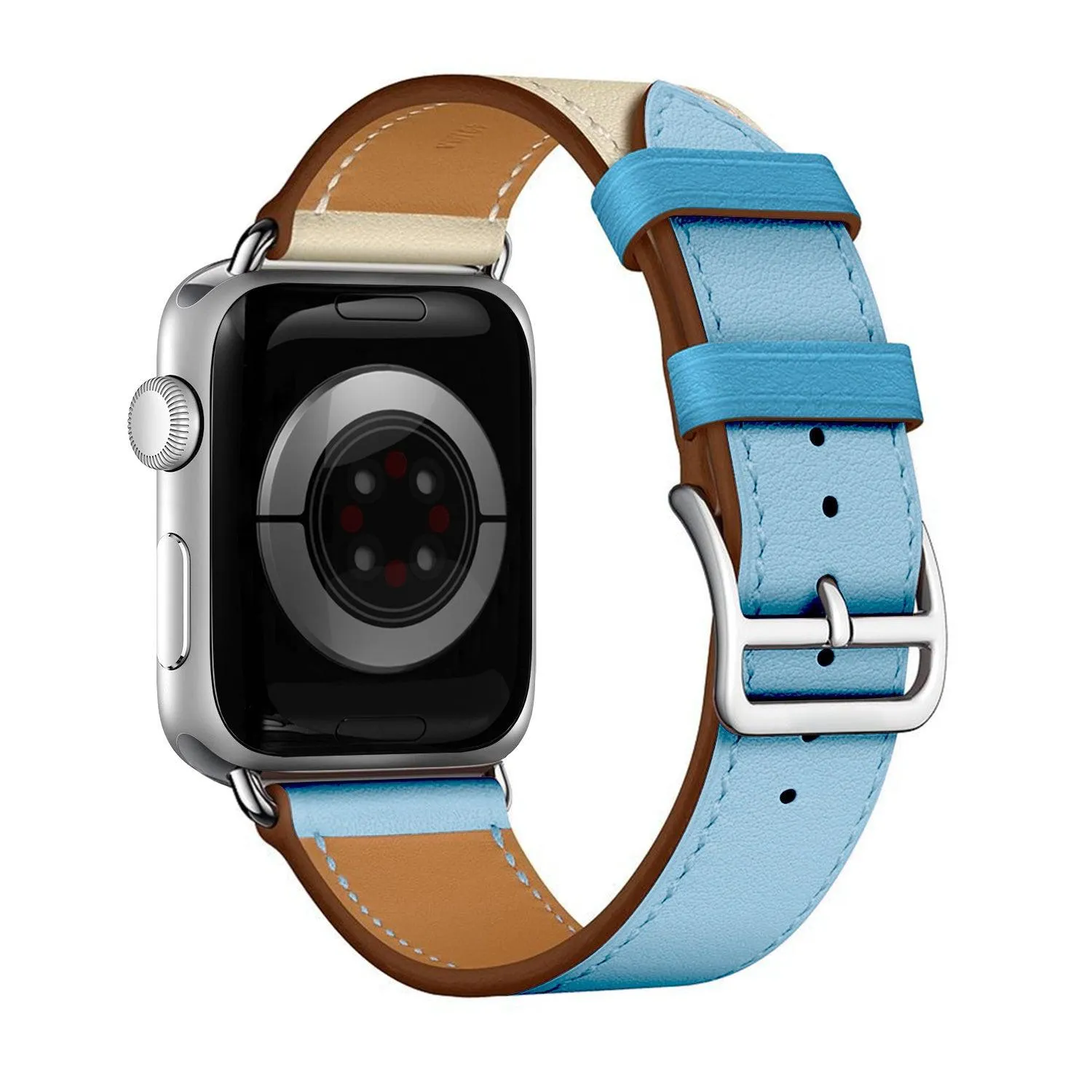 Leather Style, Two Colors Band - Clearance