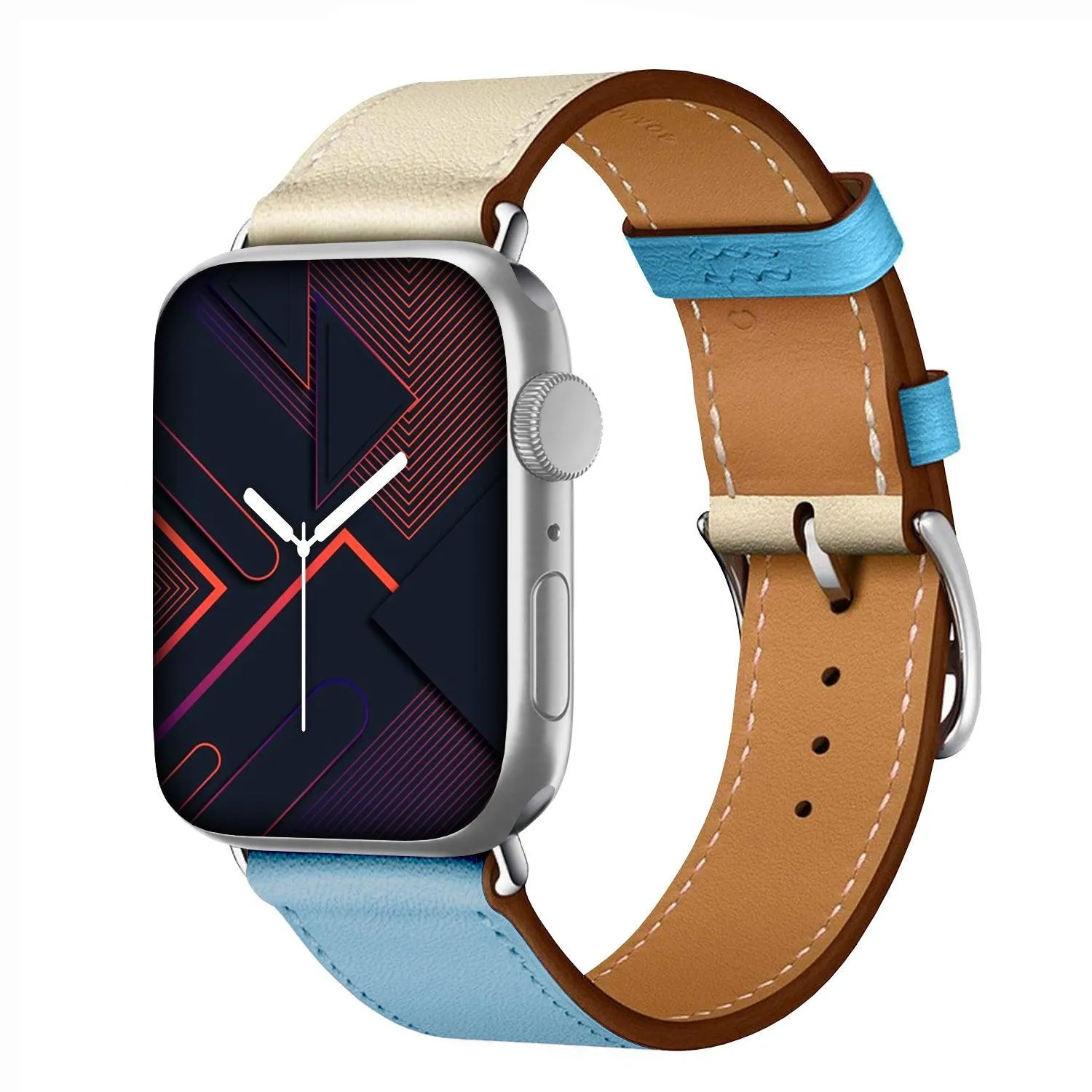 Leather Style, Two Colors Band - Clearance