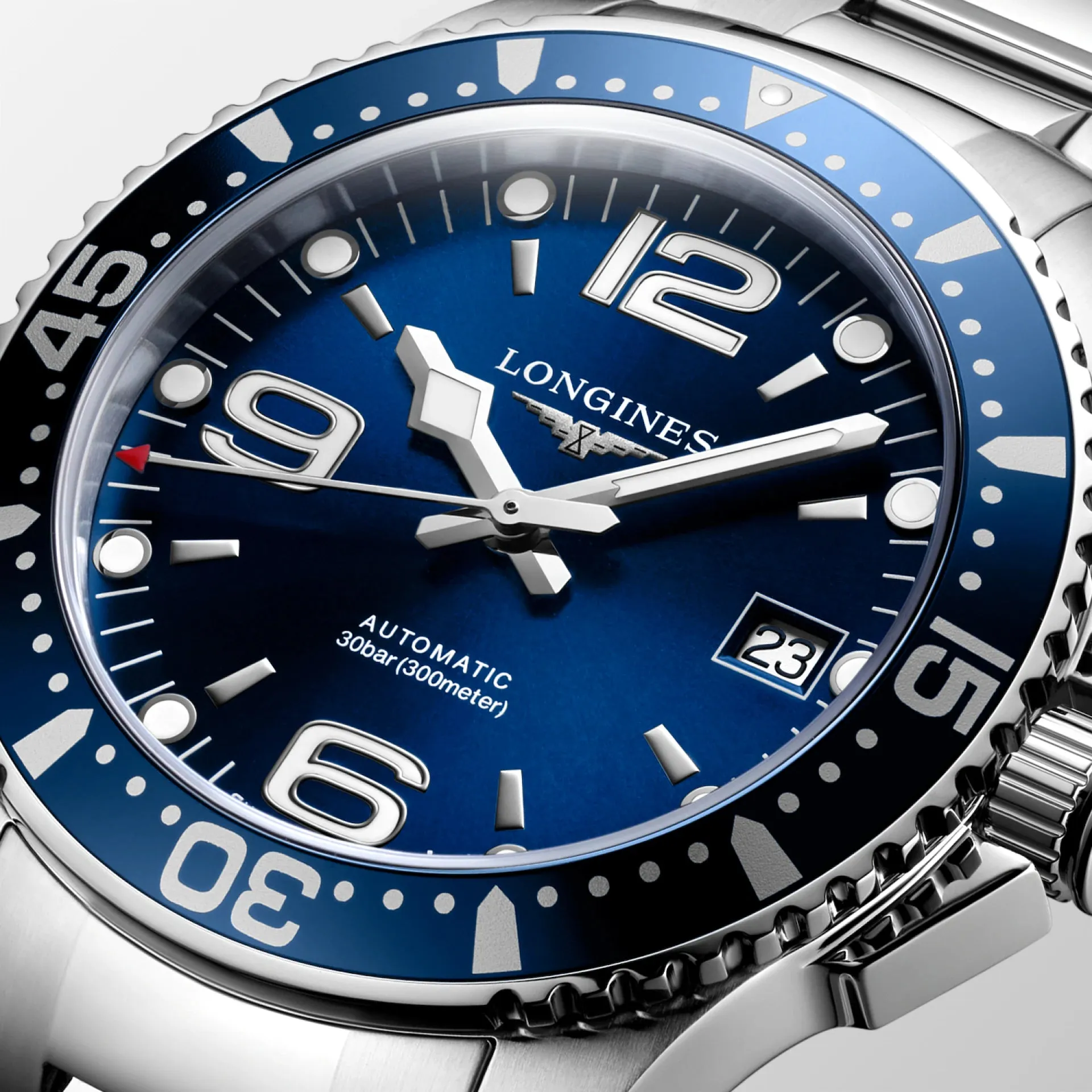 Longines HydroConquest 39mm Blue Dial Stainless Steel Men's Watch L37414966