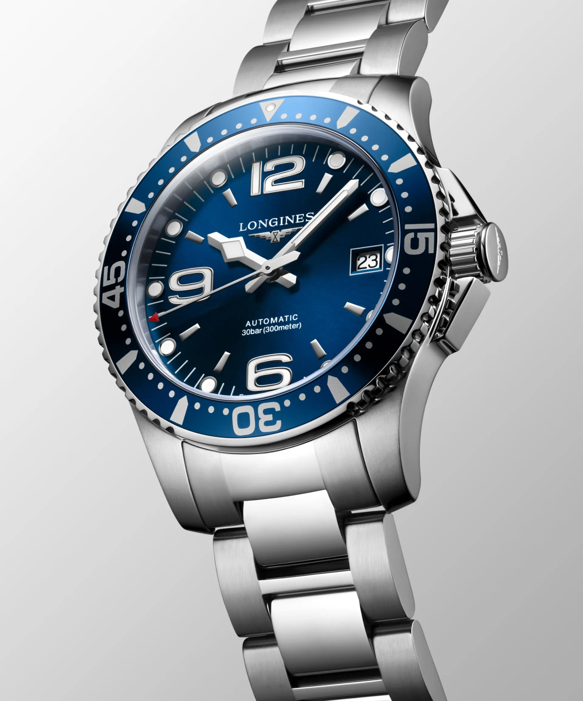 Longines HydroConquest 39mm Blue Dial Stainless Steel Men's Watch L37414966