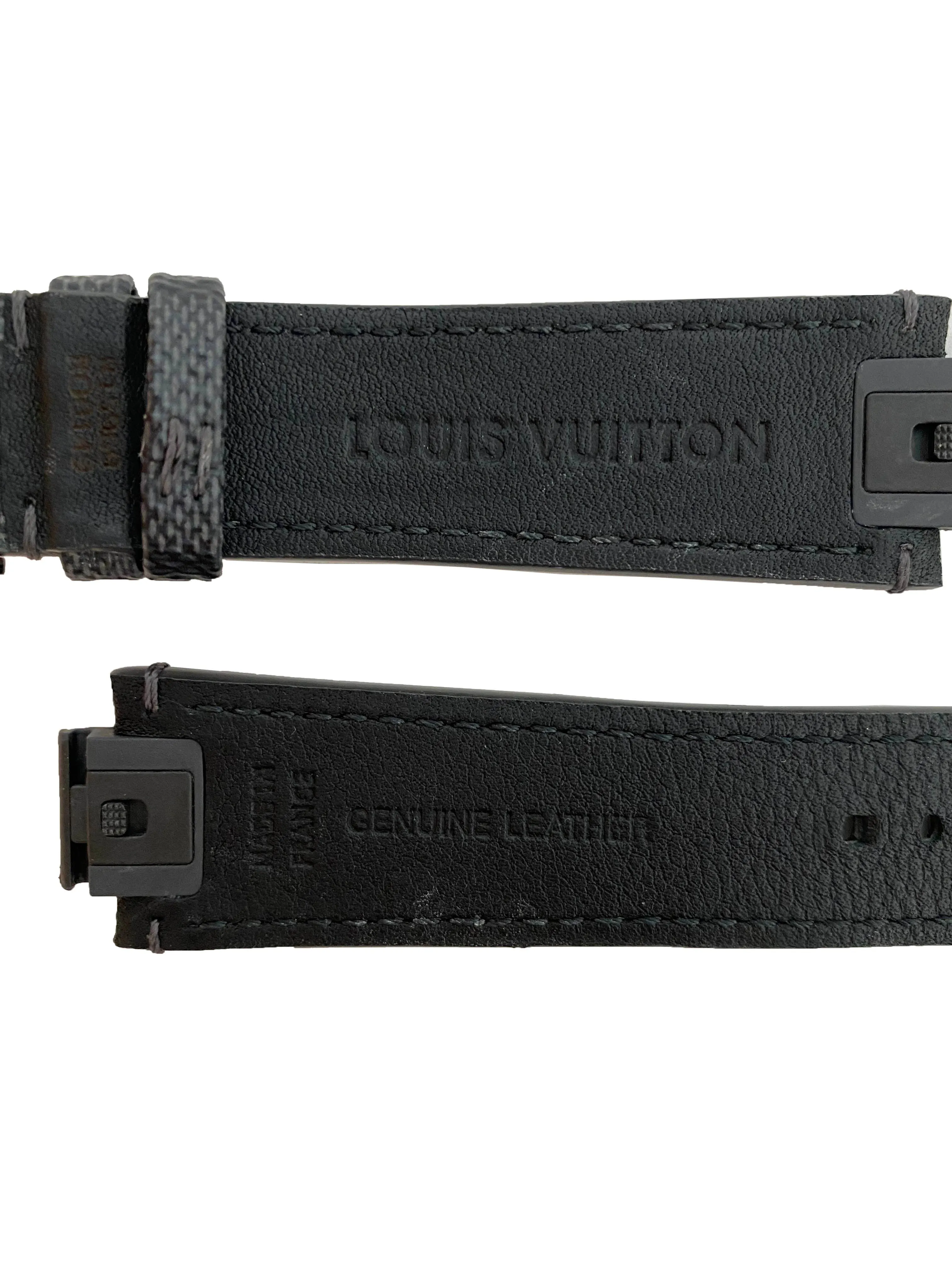 Louis Vuitton Damier Graphite World Tour Watch Strap