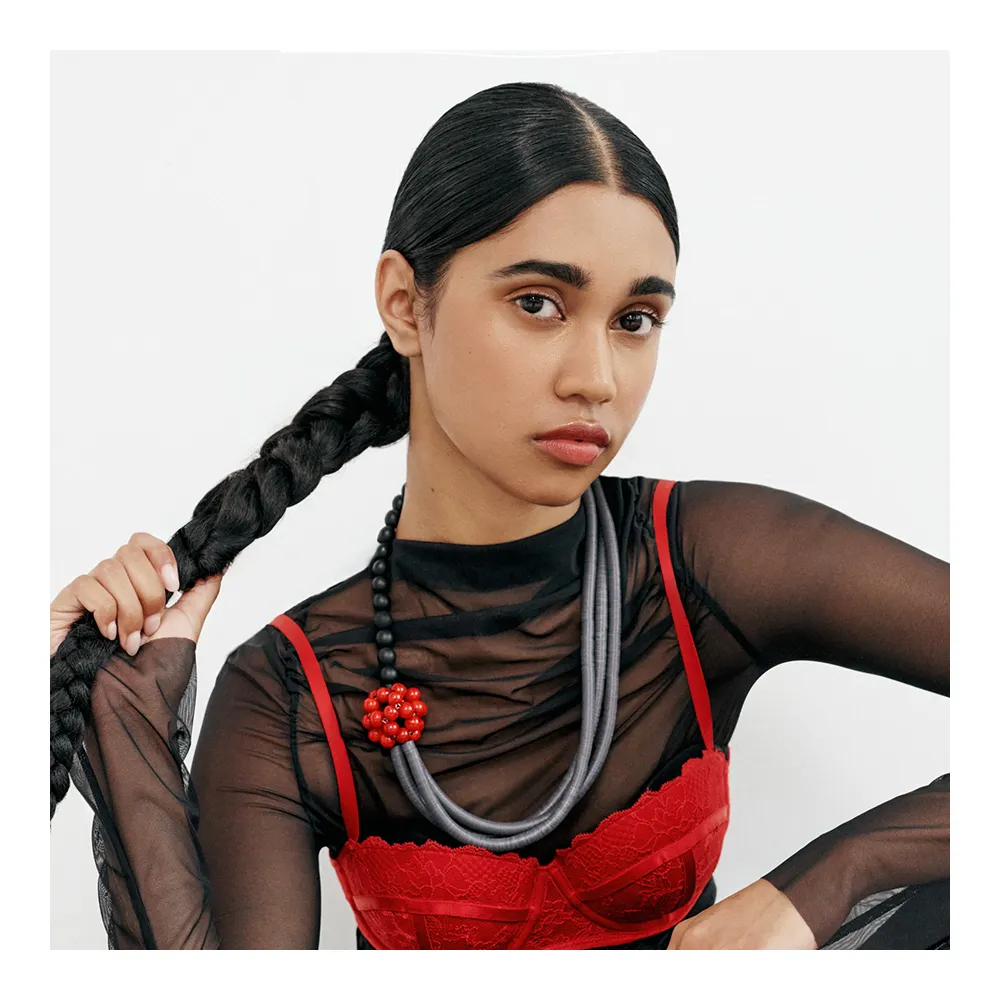 MARINA E SUSANNA SENT Glass Necklace - Mora Red