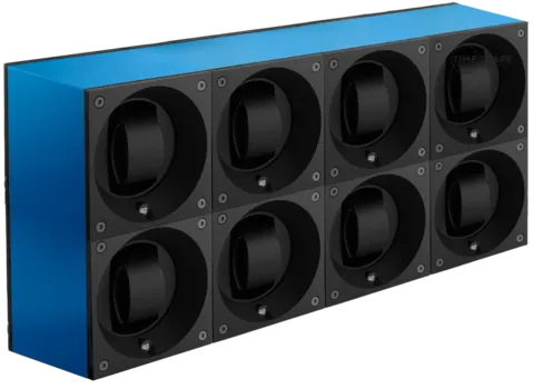 Masterbox Aluminum 8 Positions Sapphire Blue Anodized Aluminum
