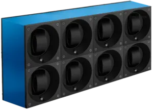 Masterbox Aluminum 8 Positions Sapphire Blue Anodized Aluminum