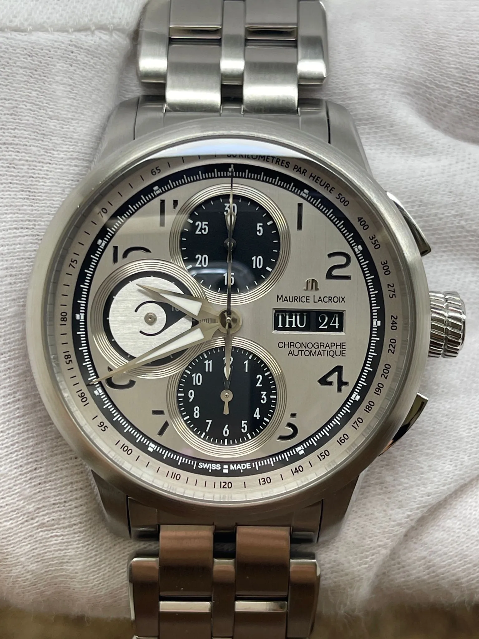 Maurice Lacroix MasterPiece MP6348 Silver Dial Automatic Men's Watch