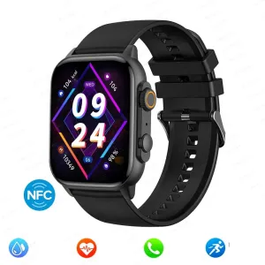Men Women NFC AMOLED Screen  Bluetooth Call  Waterproof smart Watch