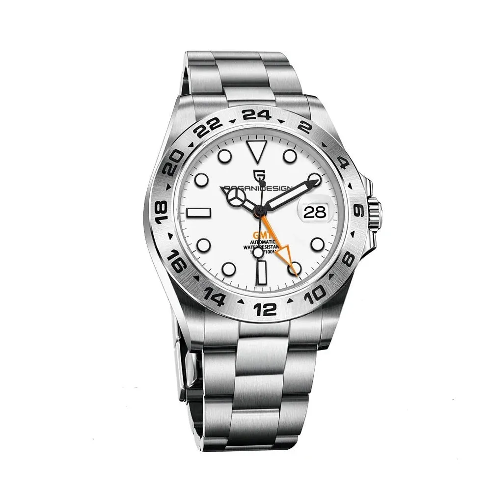 Men's Automatic Mechanical Sapphire Stainless Steel Watch