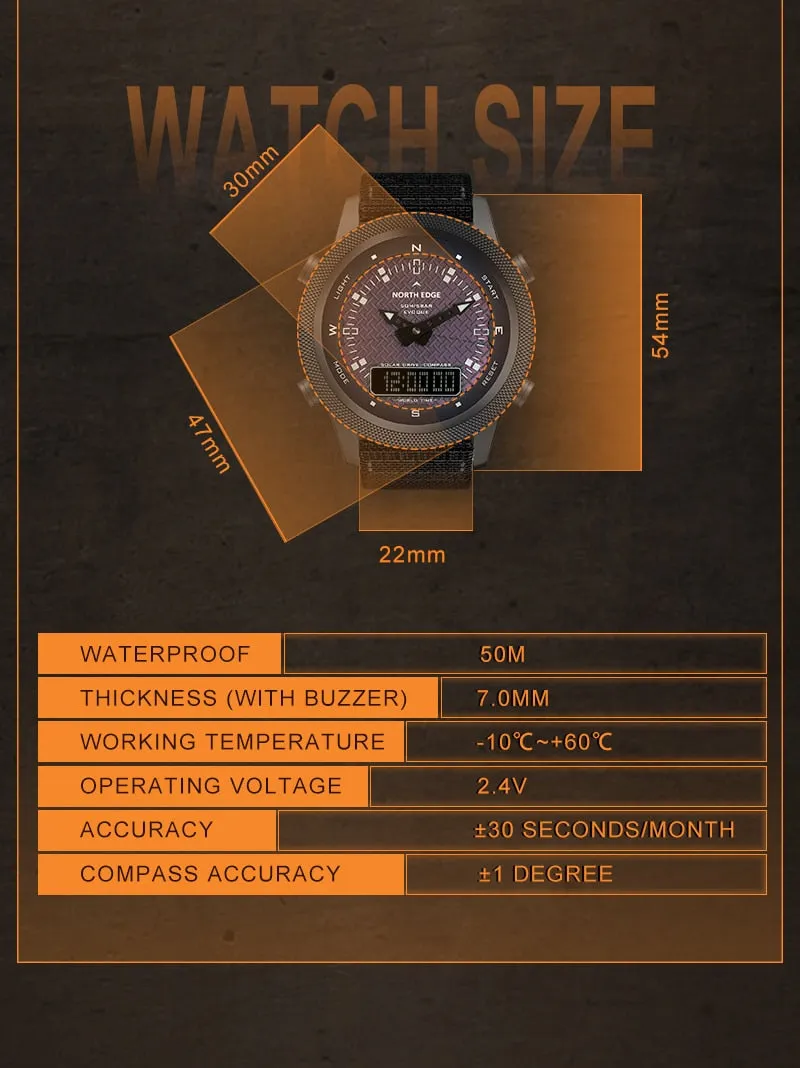Men's EVOQUE Solar Military Watch