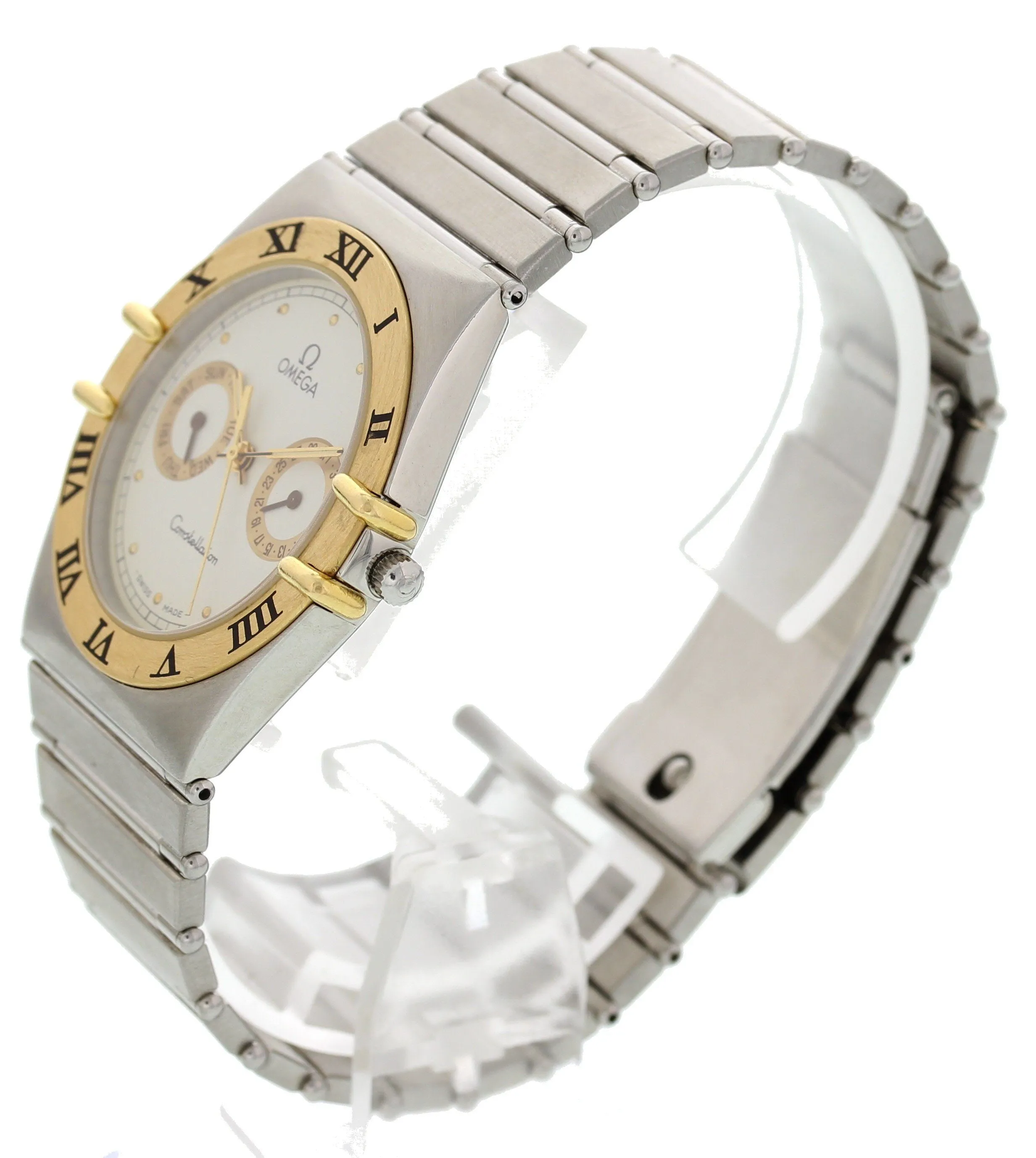 Men's Omega Constellation Day Date 18k YG/ SS 198.0142