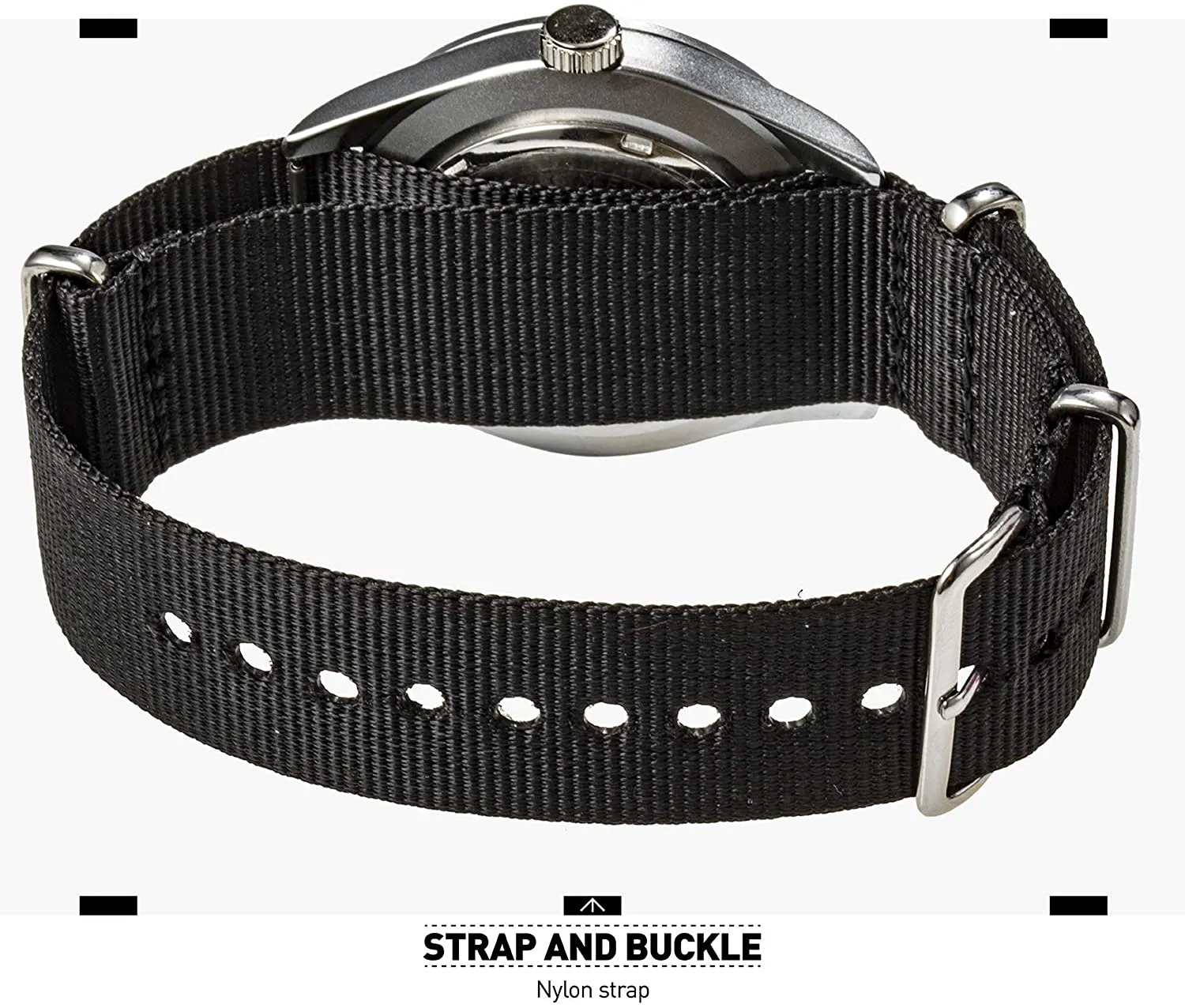 Military Watches for Men Tactical Wrist Watch Waterproof Outdoor Sport Field Black Analog Mens Watch Army Casual Work Wristwatch NATO Band by MDC