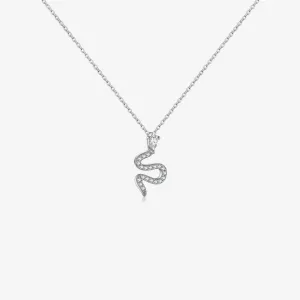 Minimalist Snake Pendant Necklace