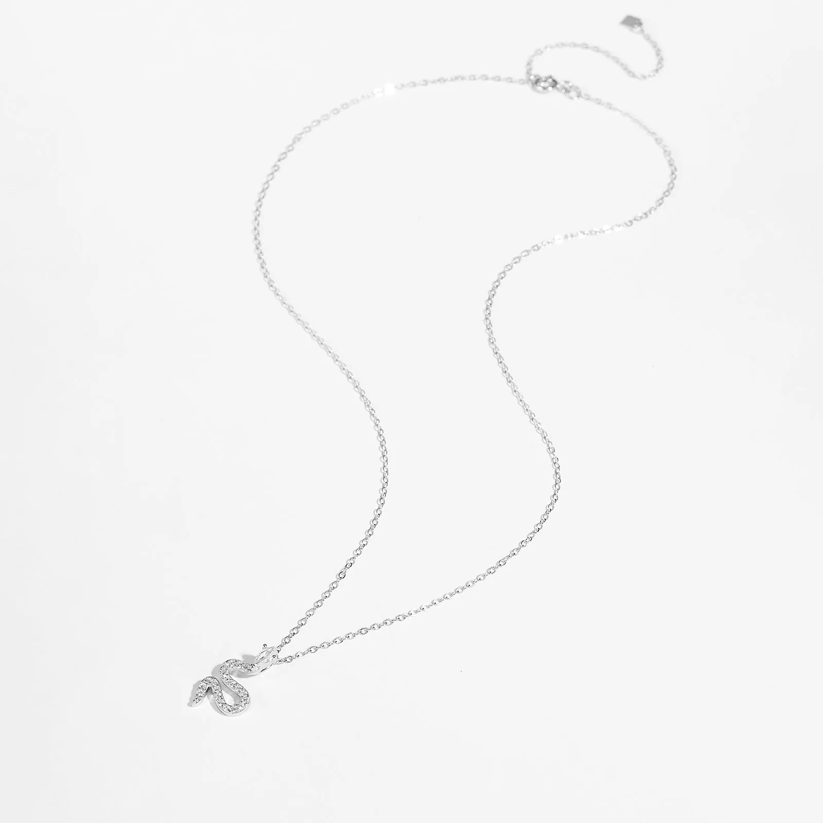 Minimalist Snake Pendant Necklace