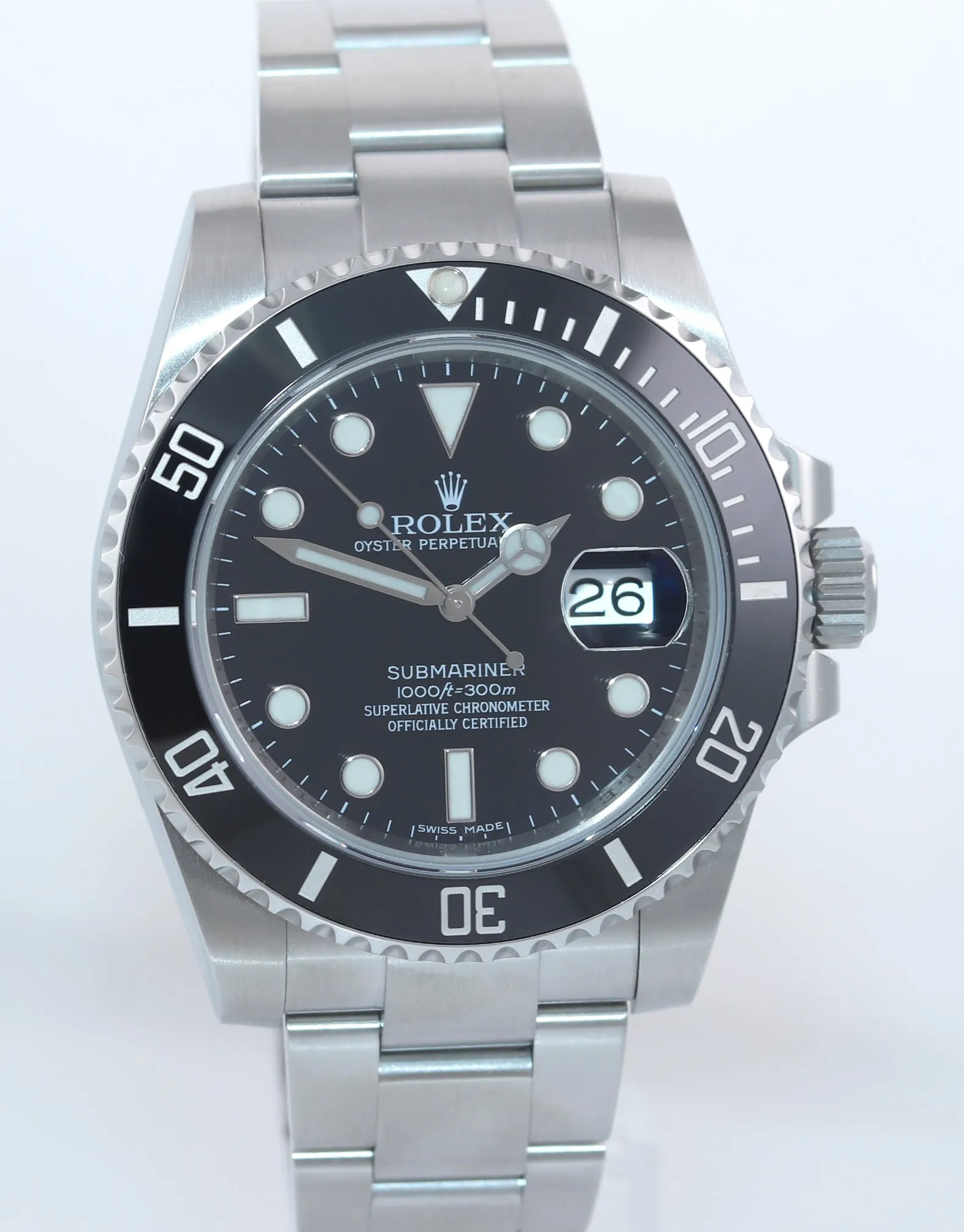 MINT 2020 PAPERS Rolex Submariner 116610 Steel Black Ceramic 40mm Watch Box