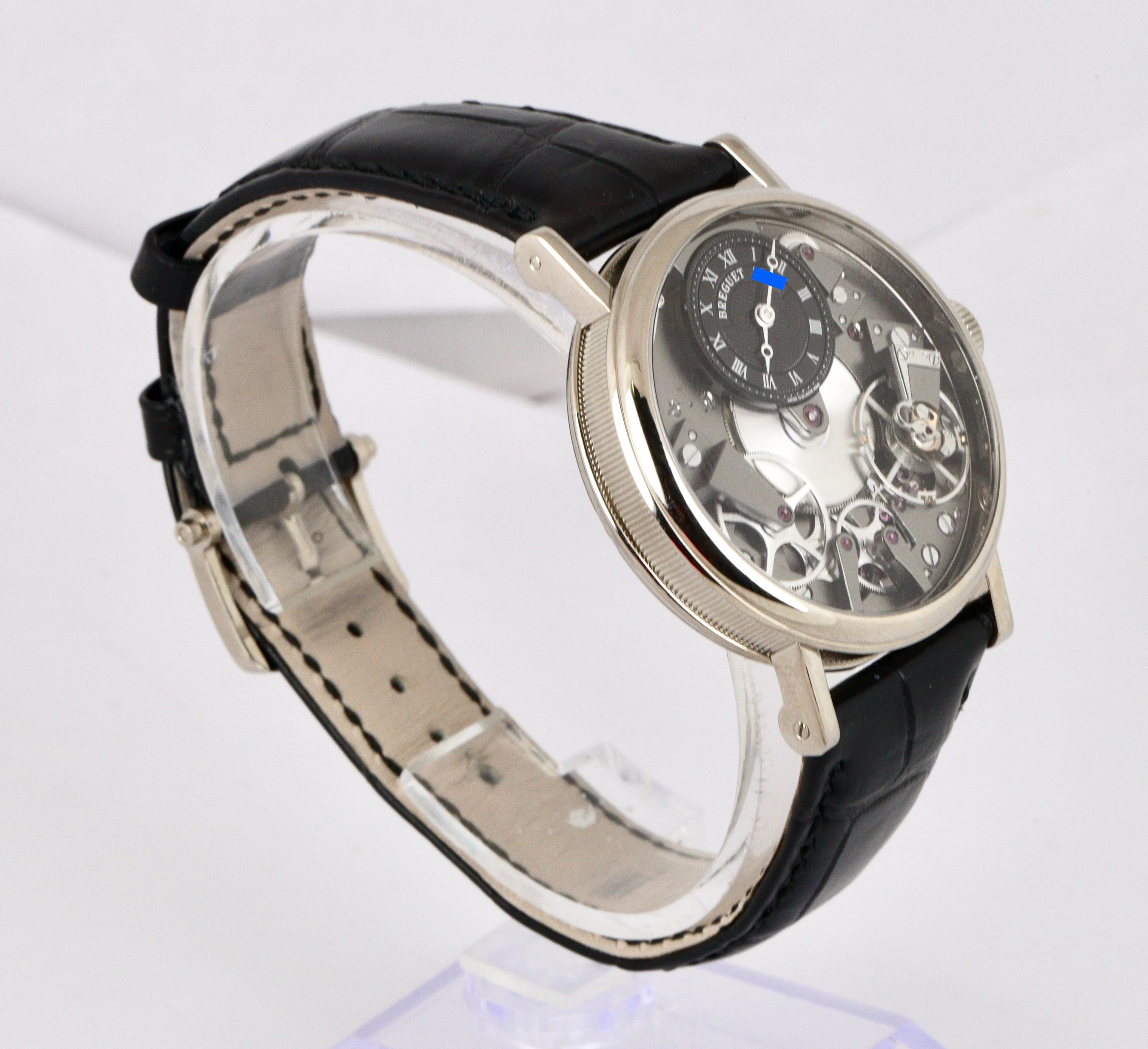 MINT Breguet La Tradition 7027 18K White Gold 37mm Mechanical Power Reserve