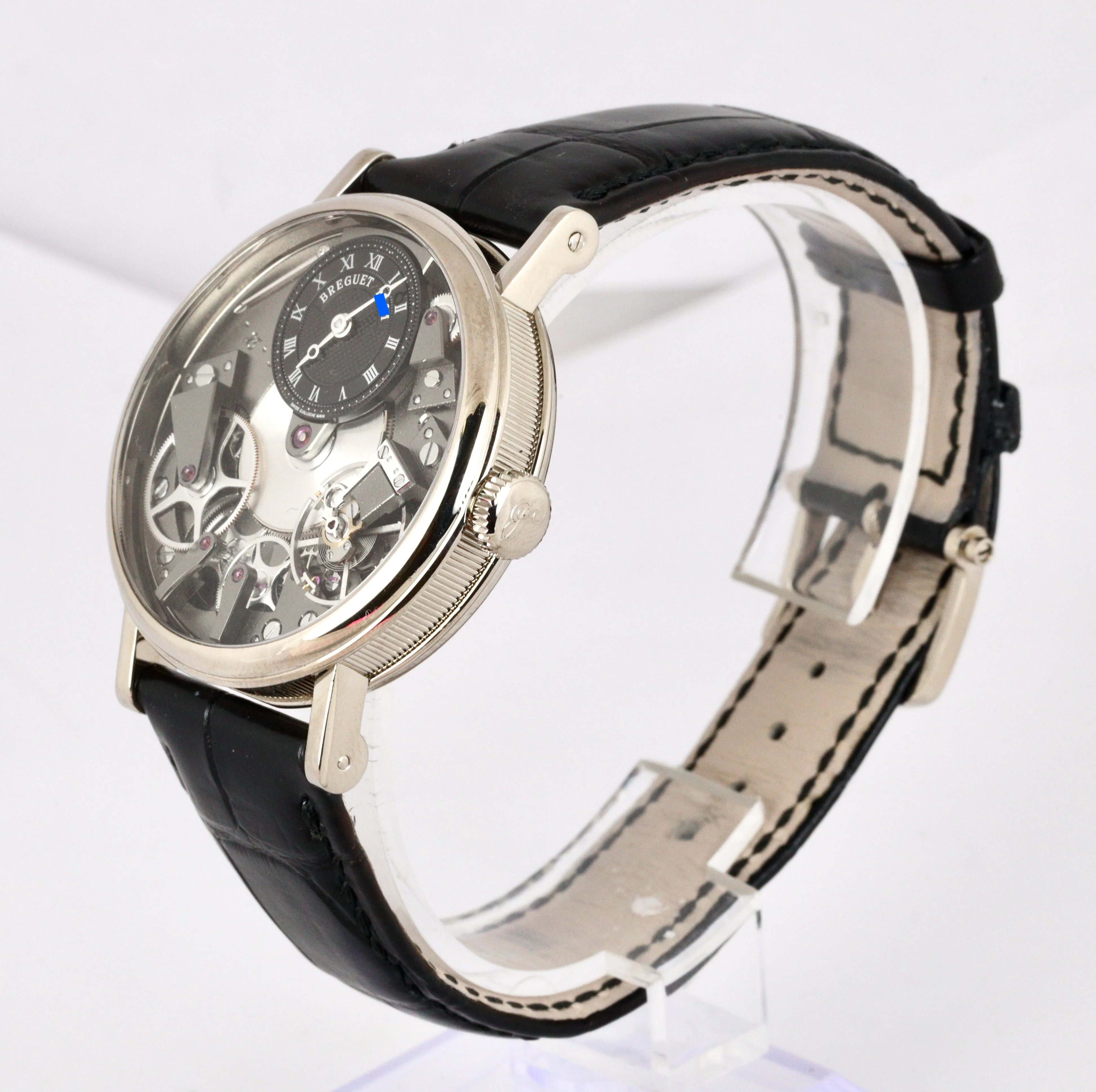 MINT Breguet La Tradition 7027 18K White Gold 37mm Mechanical Power Reserve