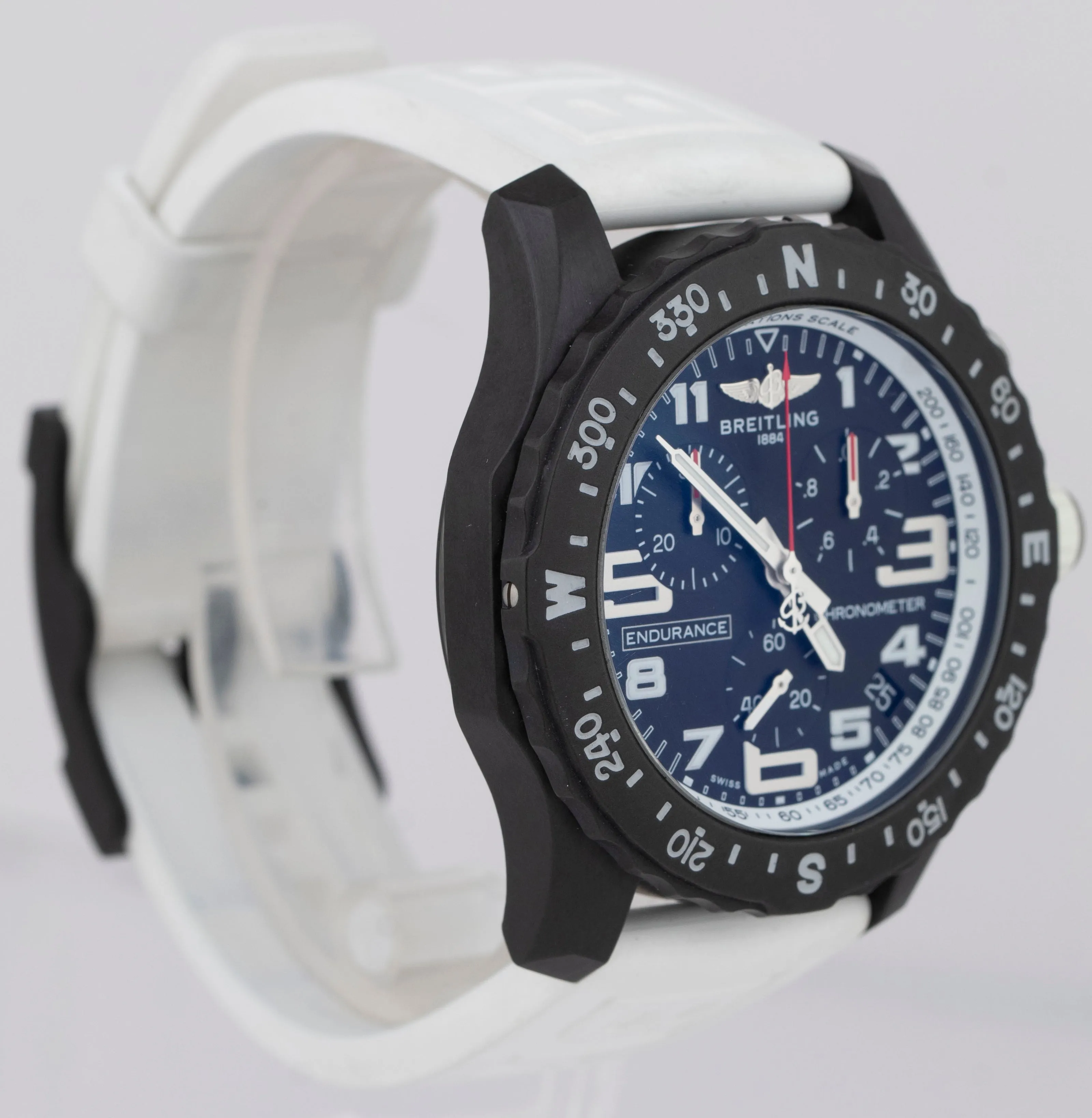 MINT PAPERS Breitling Endurance Pro 44mm White Black Breitlight X82310 Watch BOX