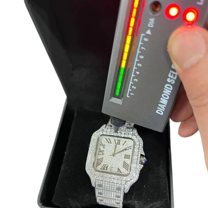 MOISSANITE AP WATCH | AUDEMARS PIGUET ROYALOAK BUSTDOWN Handmade | W 265