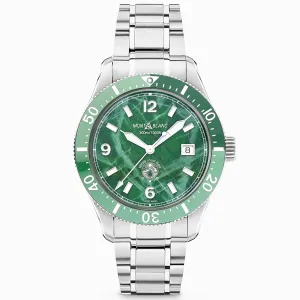 MONTBLANC WATCH 1858 ICE SEA Automatic Date 41mm Green Automatic Steel 129373