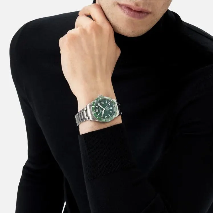 MONTBLANC WATCH 1858 ICE SEA Automatic Date 41mm Green Automatic Steel 129373
