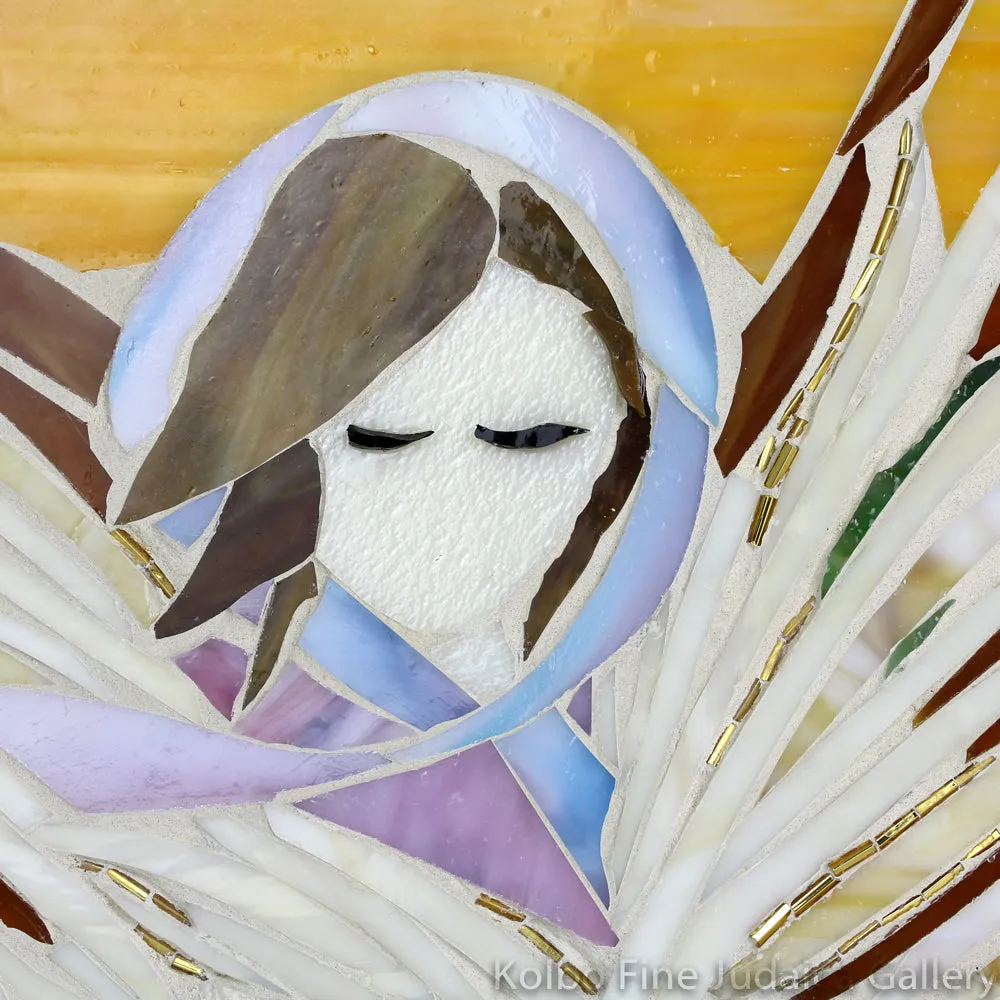 Mosaic, Watchful Eye, Glass Shards and Mixed Media