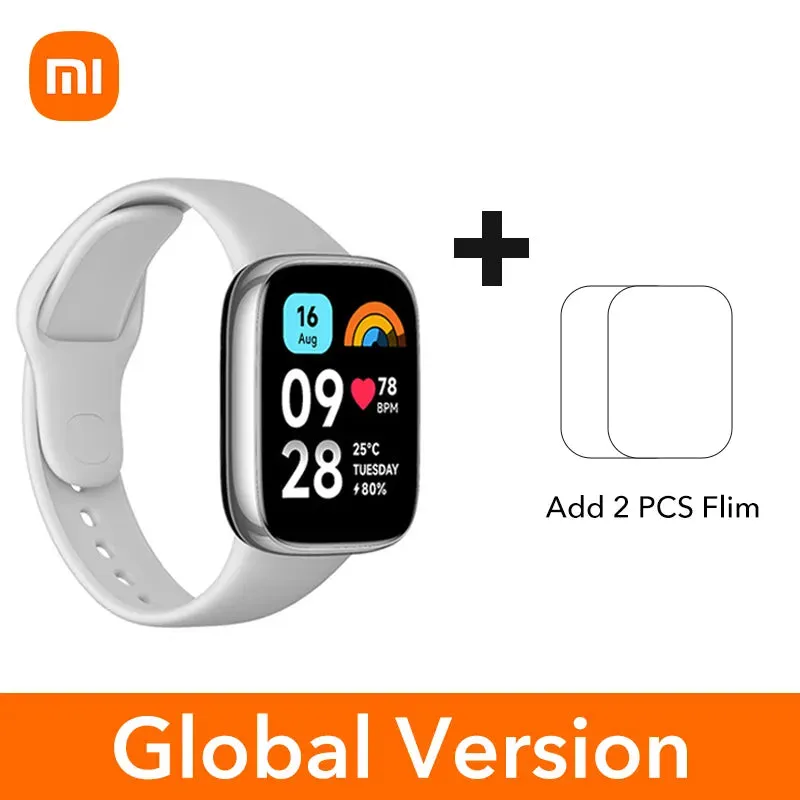 New Global Version Xiaomi Redmi Watch 3 Active 1.83" Display Bluetooth Phone Call 5ATM Waterproof Supports 100  fitness modes